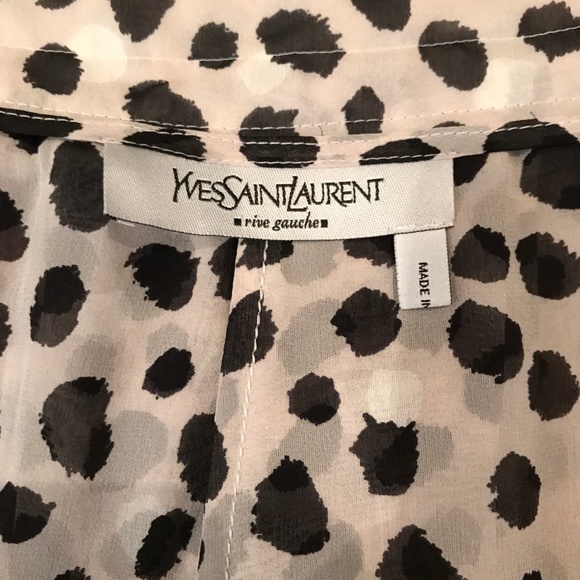 Yves Saint Laurent High Waisted Silk Skort - NWOT - Picture 7 of 12
